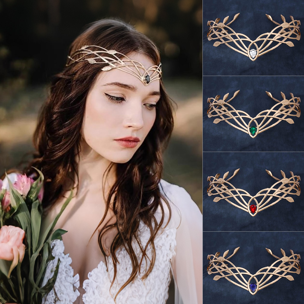 Tech Accessories Women - Luxury Tiaras Headbands for Women Leaf