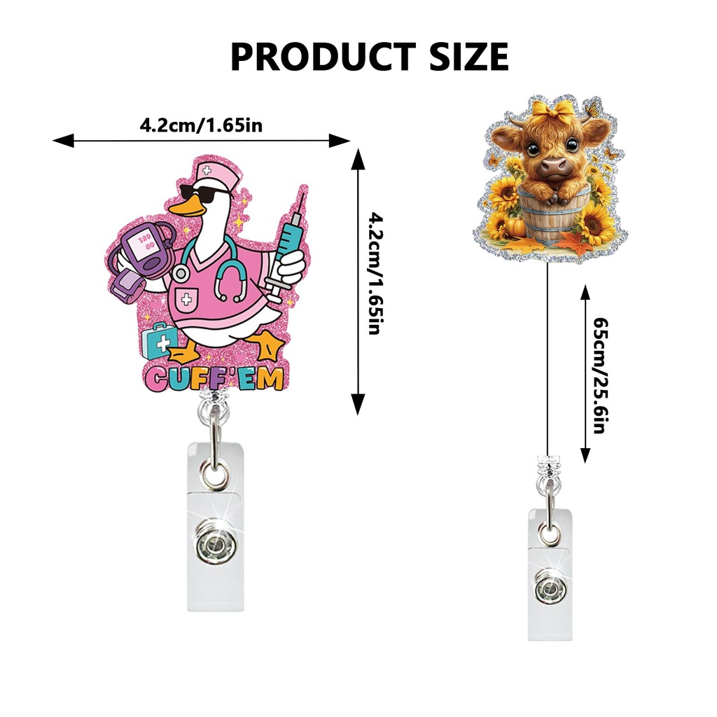 Acrylic Retractable Badge Reel - огляд і ціна Xray Tech Accessories