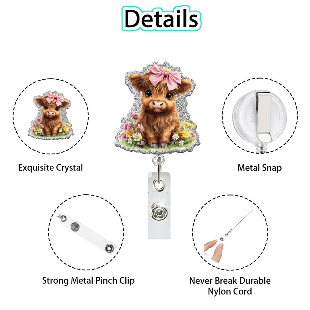 Acrylic Retractable Badge Reel - огляд і ціна Xray Tech Accessories