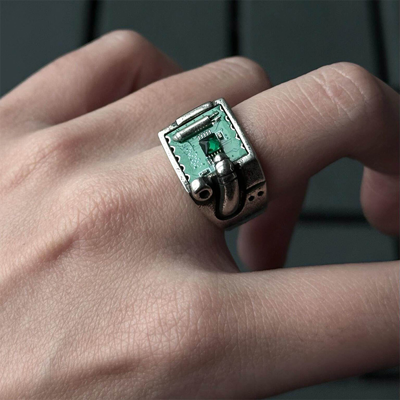 Tech Inspired PCB Pattern Ring - огляд і ціна Tech Inspired Accessories