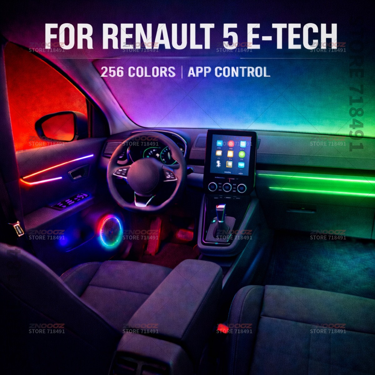 22in1 RGB Car Interior Acrylic - огляд і ціна Tech Lighting Accessories