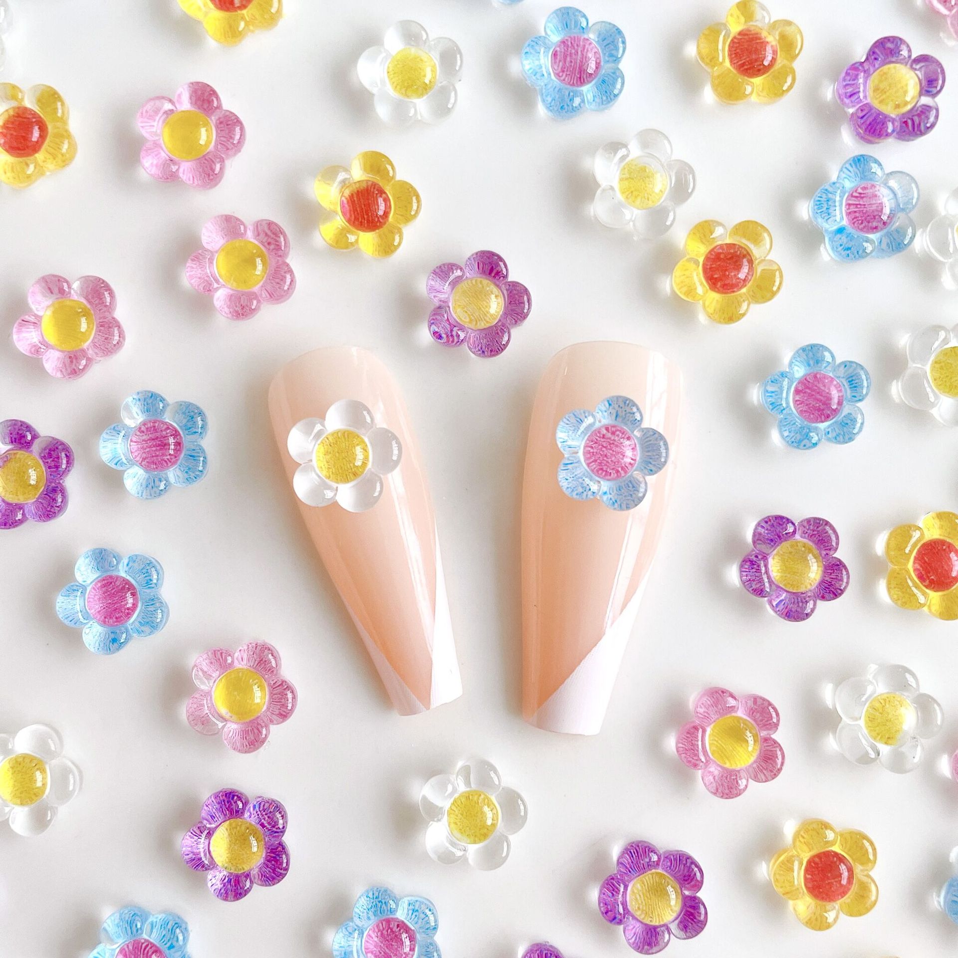 20pcs Ice Transparent Flower N - огляд і ціна Trending Tech Accessories