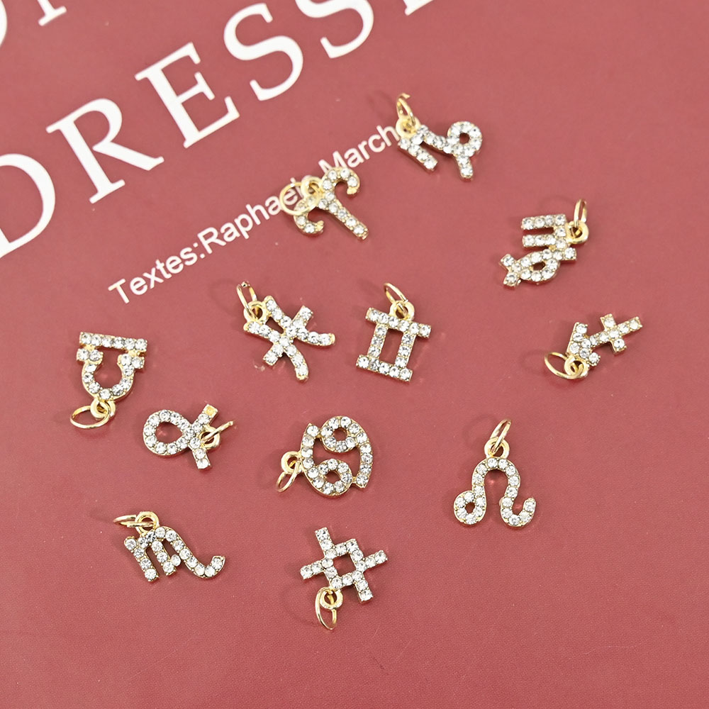 10Pcs 12 Constellation Dangle  - огляд і ціна Trending Tech Accessories