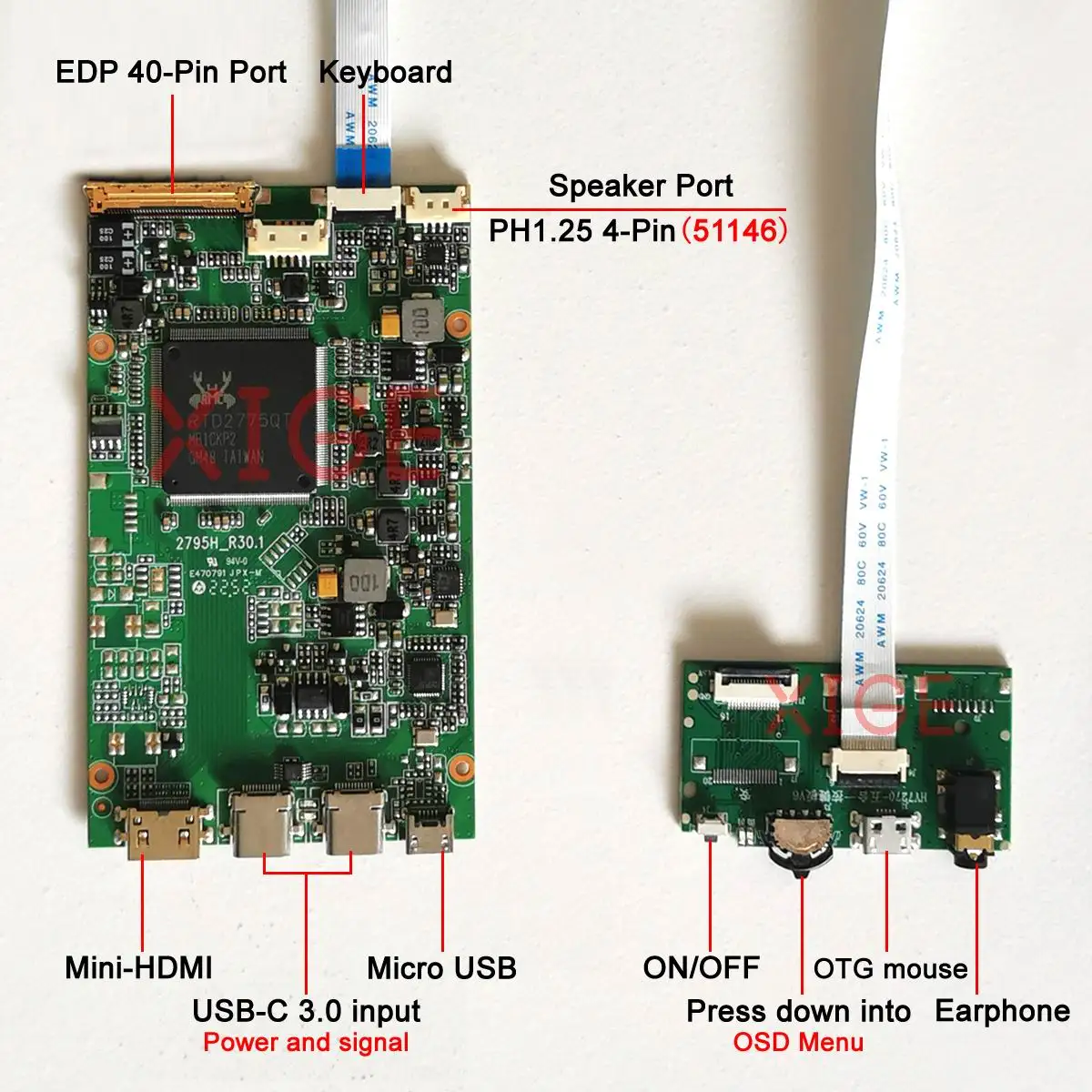 For LP140QH1 LP140QH2 LP133QH1 - огляд і ціна Usb C To Hdmi