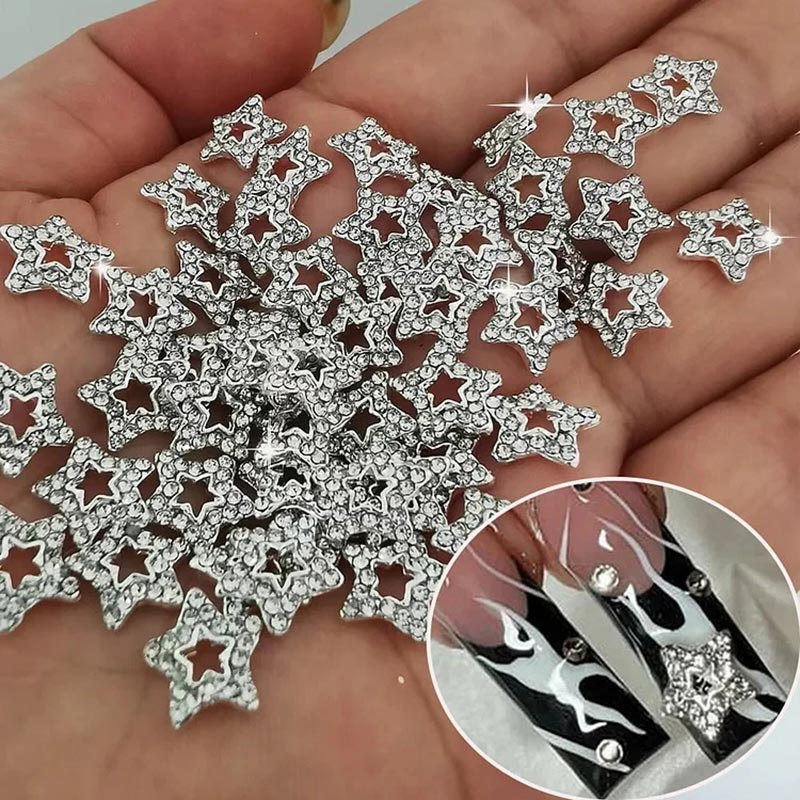 10Pcs Star Alloy Nail Art Jewe - огляд і ціна Trending Tech Accessories