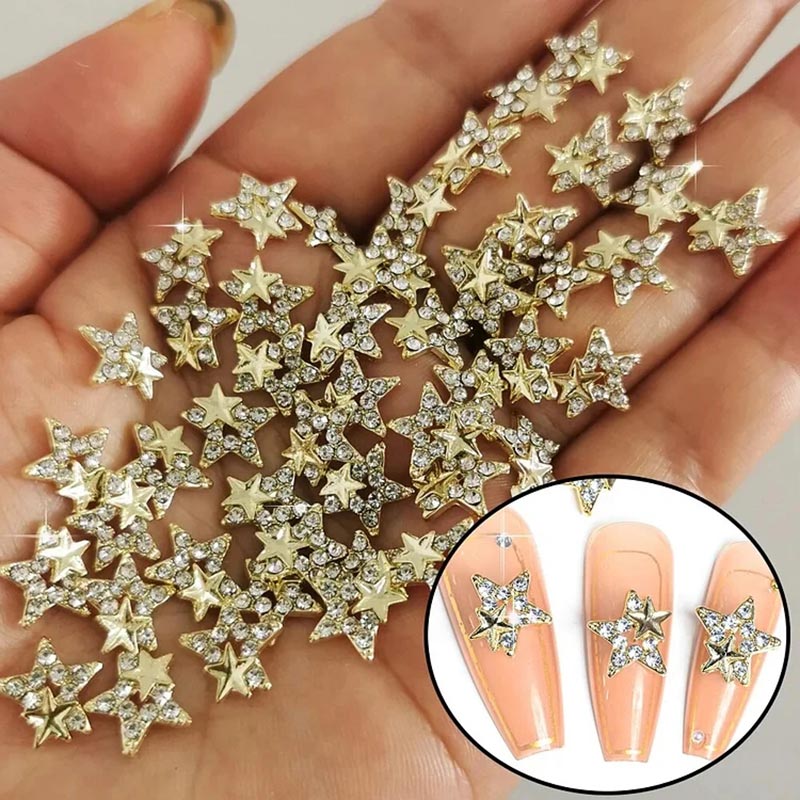 10Pcs Star Alloy Nail Art Jewe - огляд і ціна Trending Tech Accessories