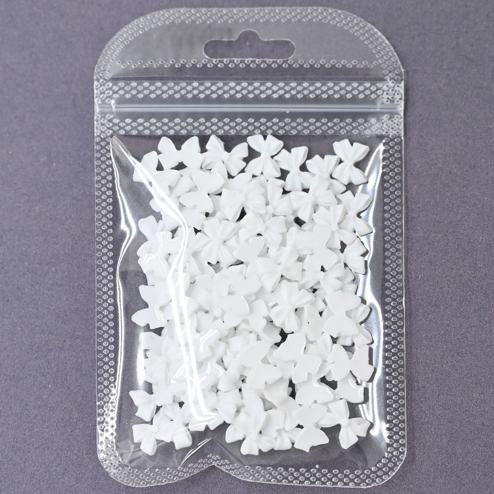 100Pcs Pink White Bowk Nail Ar - огляд і ціна Trending Tech Accessories