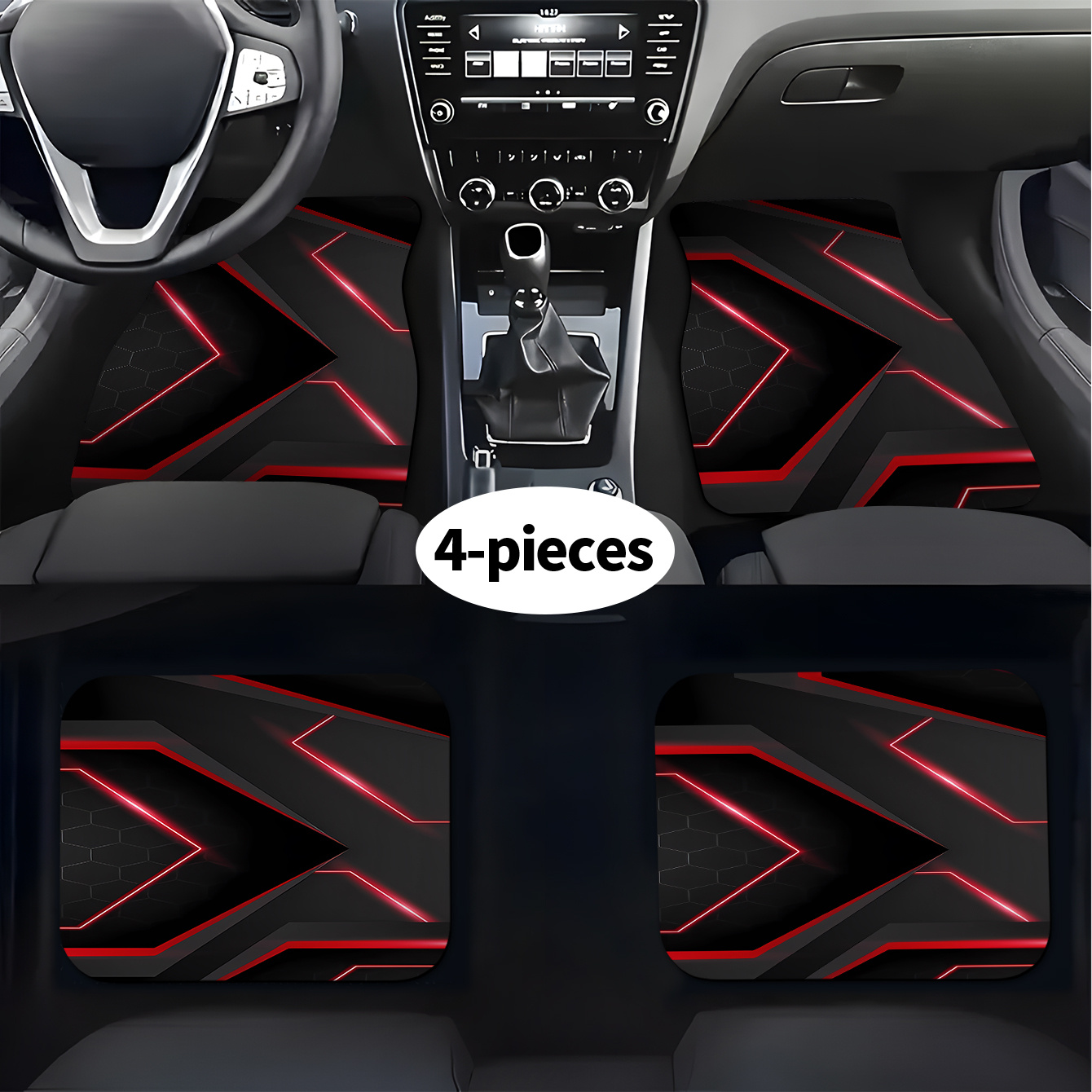 4pcs Set Of High-end Car Inter - огляд і ціна Tech Inspired Accessories