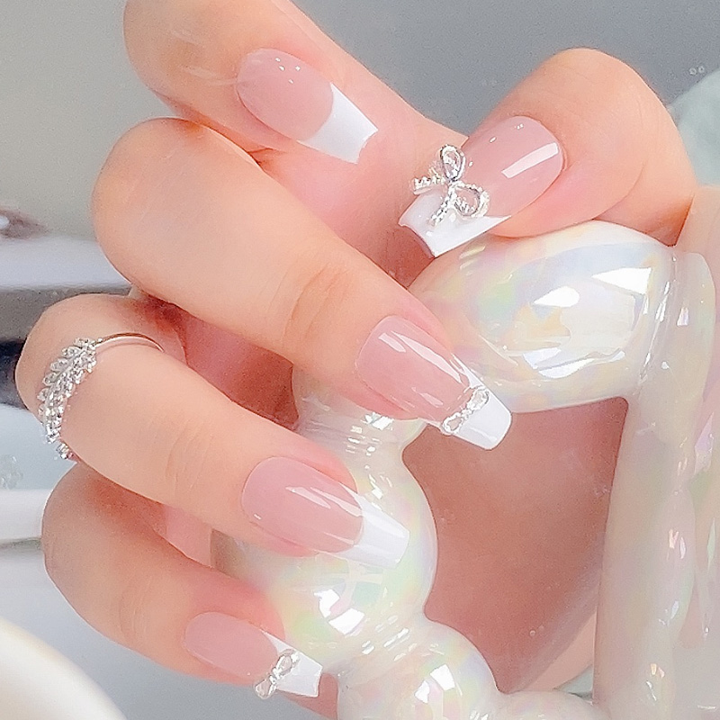 TSZS 3D Silver Bowknot Nail Ch - огляд і ціна Trending Tech Accessories