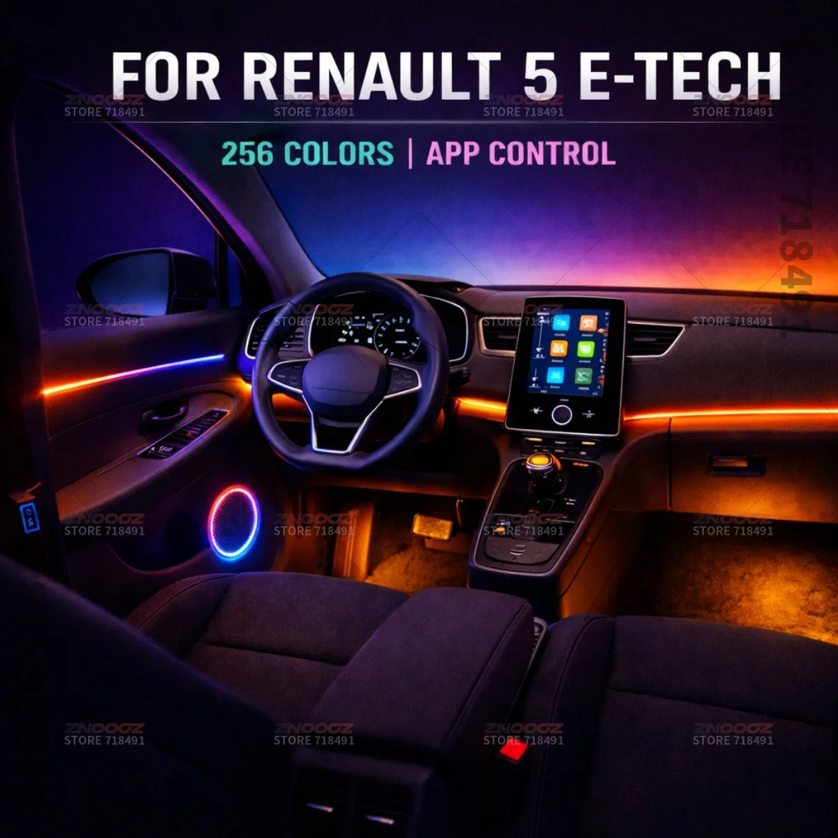22in1 RGB Car Interior Acrylic - огляд і ціна Tech Lighting Accessories