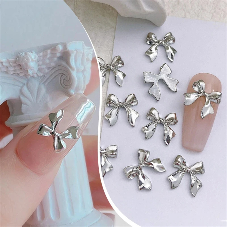 10pcs/Bag Metal 3D Bowknot Gre - огляд і ціна Trending Tech Accessories