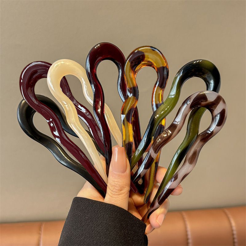 Elegant Acrylic U-shaped Hairp - огляд і ціна Tech Accessories Women