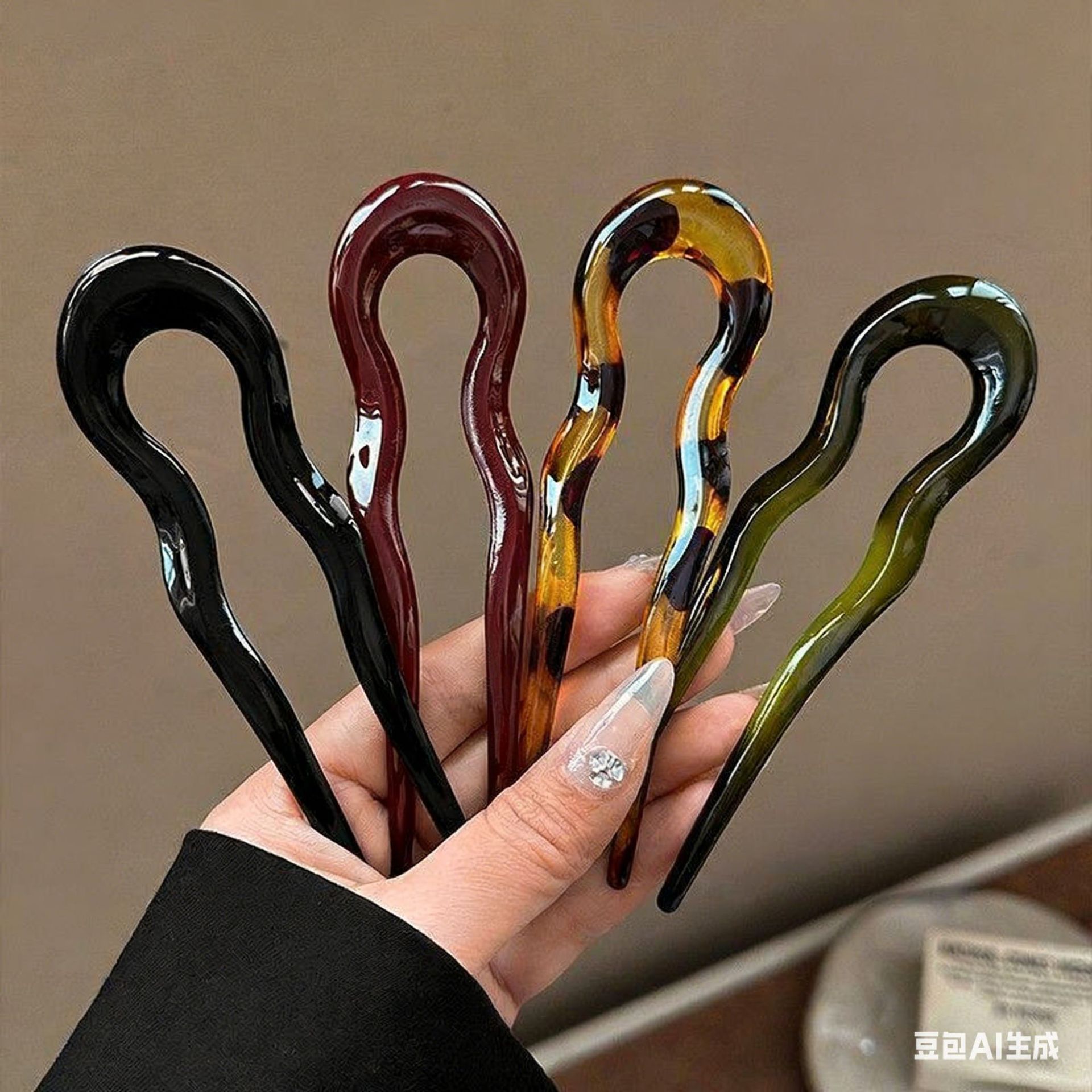 Elegant Acrylic U-shaped Hairp - огляд і ціна Tech Accessories Women