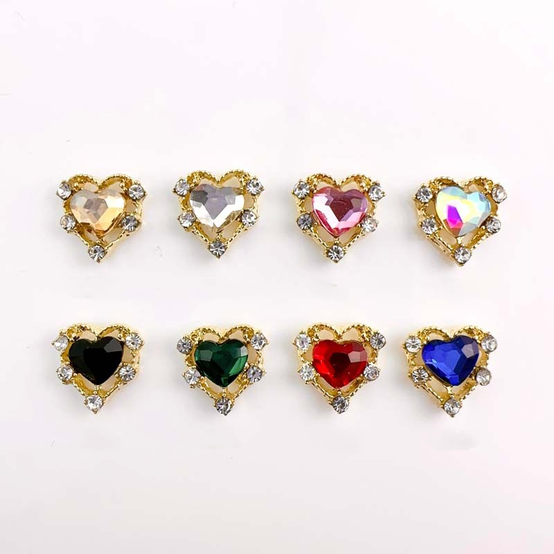 10pcs Luxury Alloy Nail Charms - огляд і ціна Trending Tech Accessories