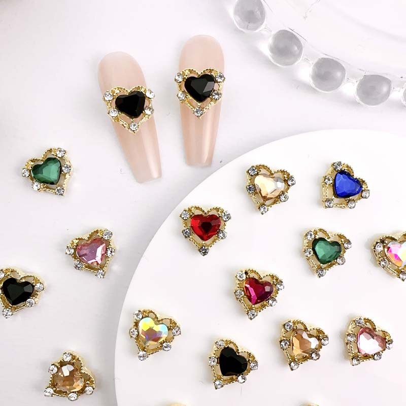 10pcs Luxury Alloy Nail Charms - огляд і ціна Trending Tech Accessories