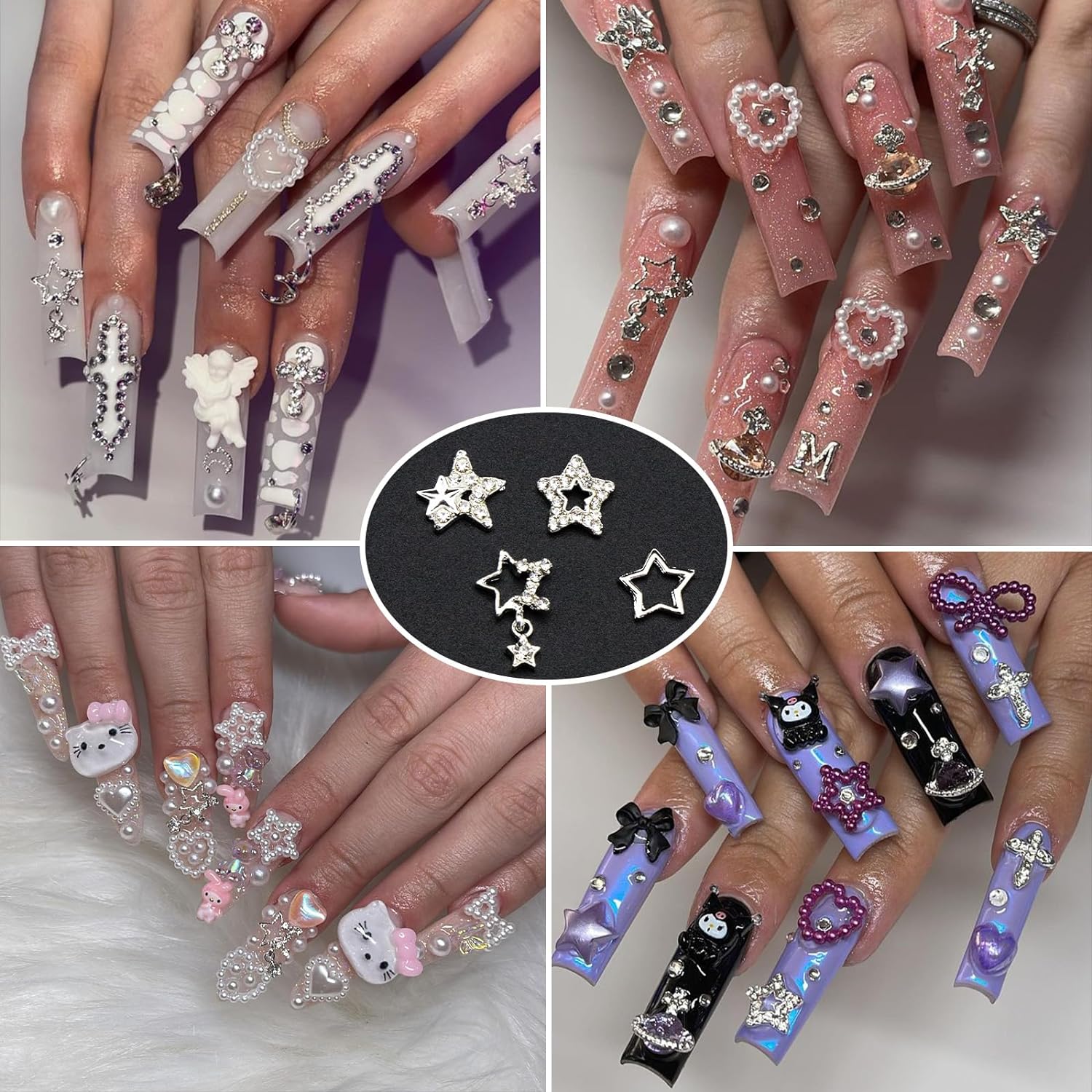 25PCS Star Nail Charms 3D Allo - огляд і ціна Trending Tech Accessories