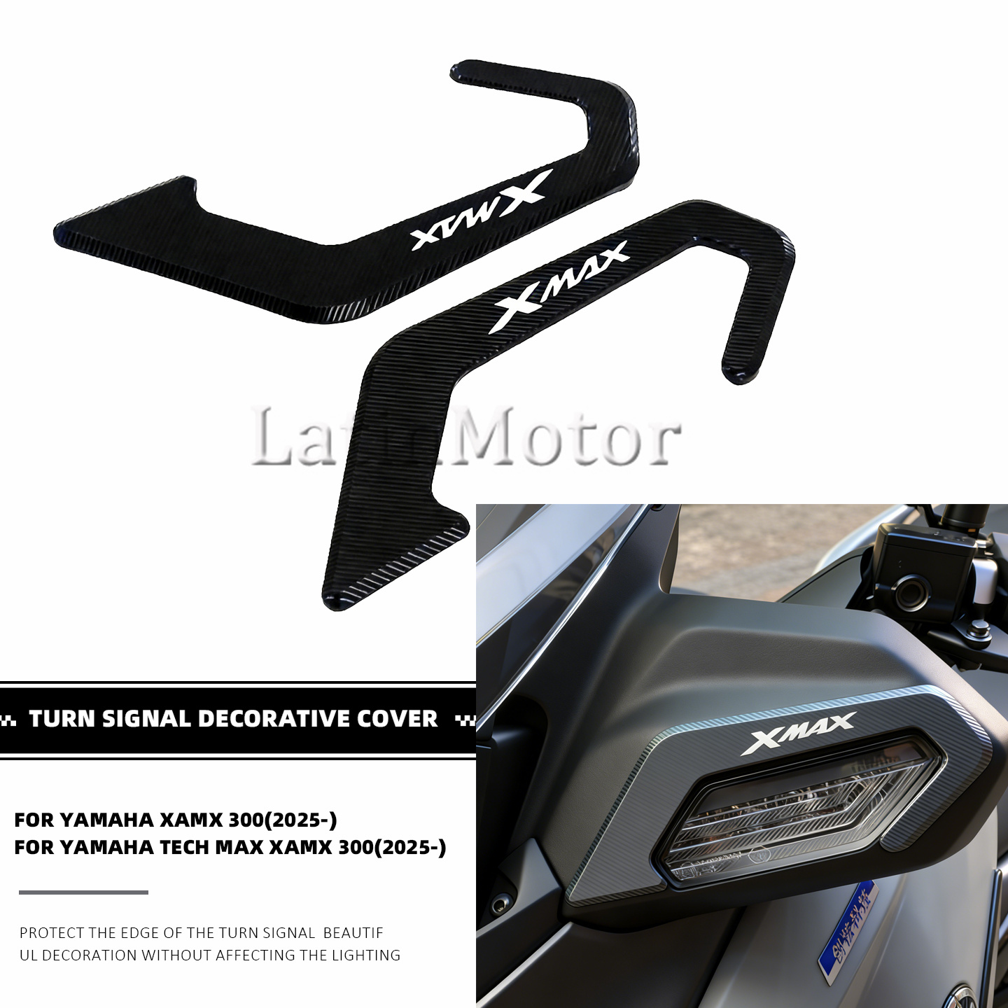 For Yamaha XMAX300 XMAX TECH M - огляд і ціна Tech Lighting Accessories